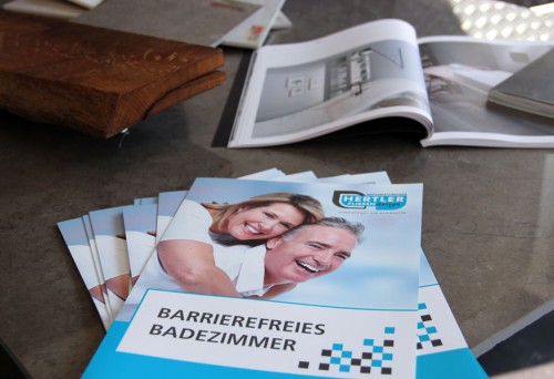 Broschüre Barrierefreies Badezimmer bei Hertler Fliesen